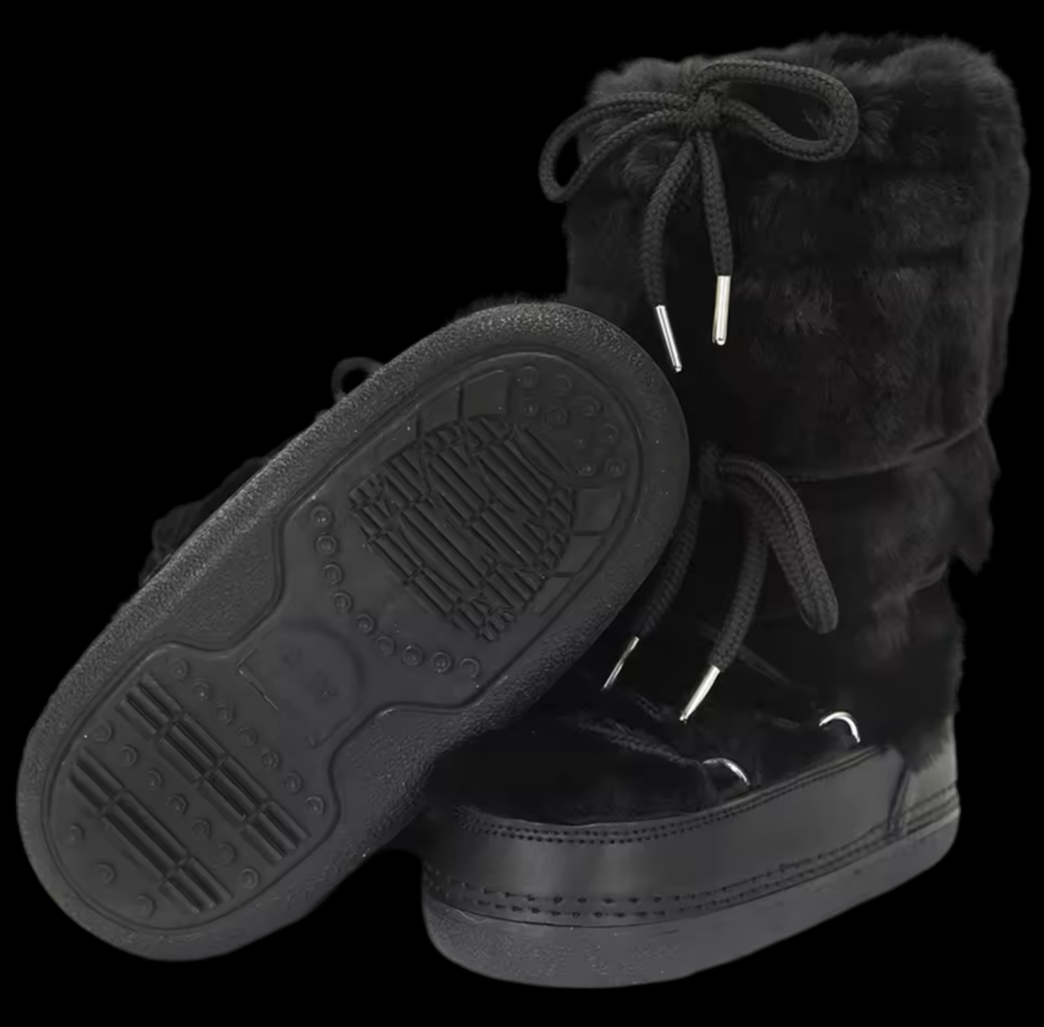 WINTER LACE FURRY BOOTS (3 colours)
