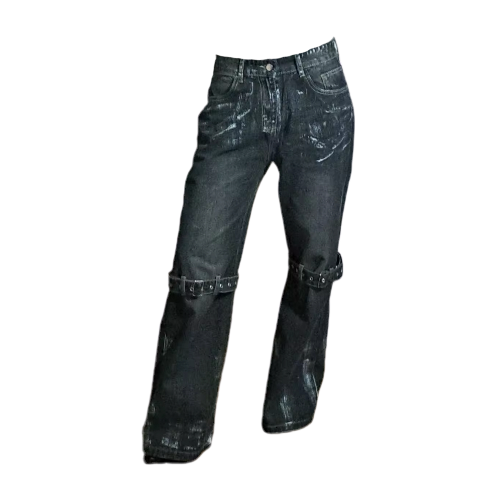 BELT DENIM JEANS