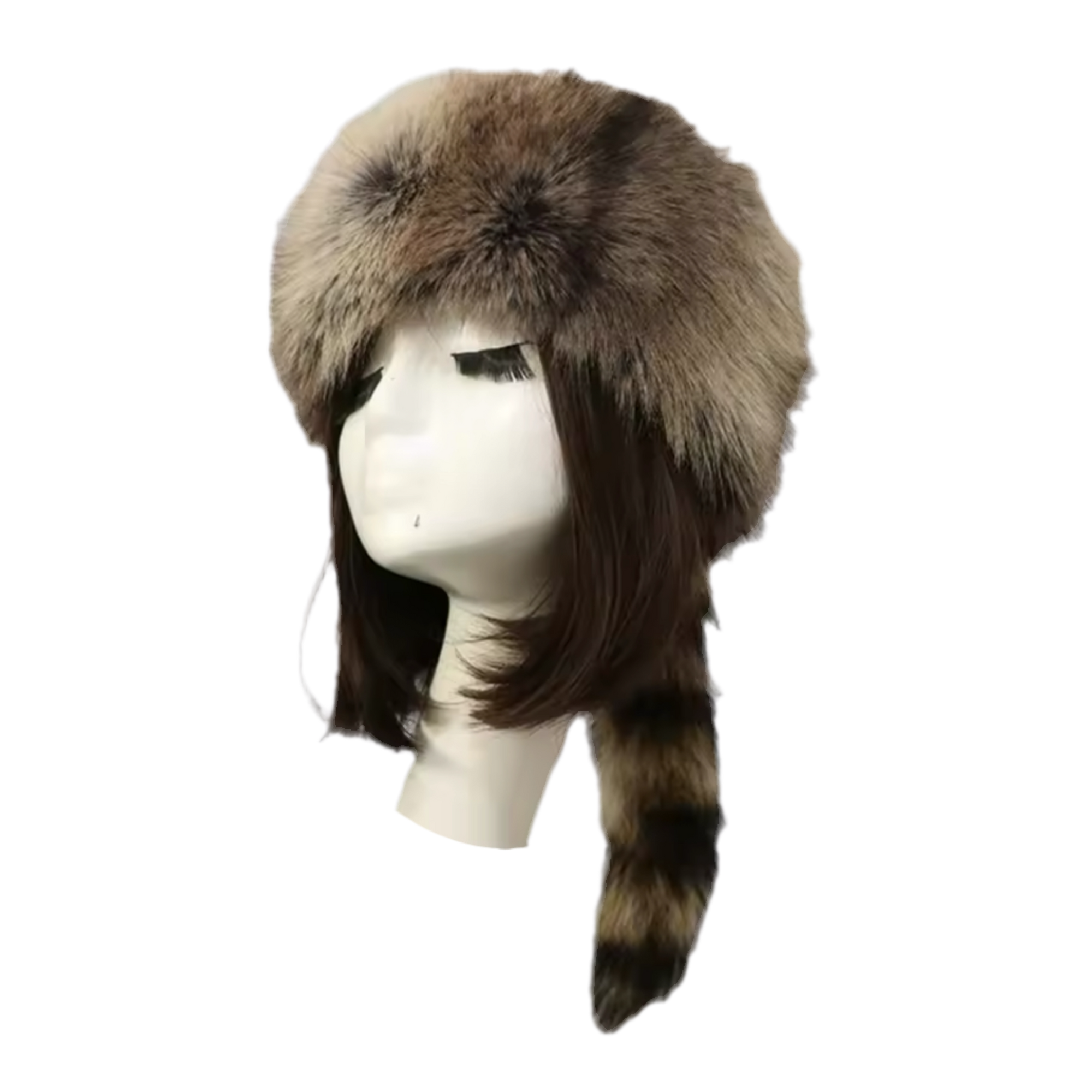 FAUX HAT WITH TAIL