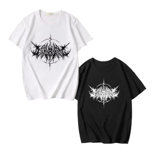 BAGGY CYBER TEE (Black/White)