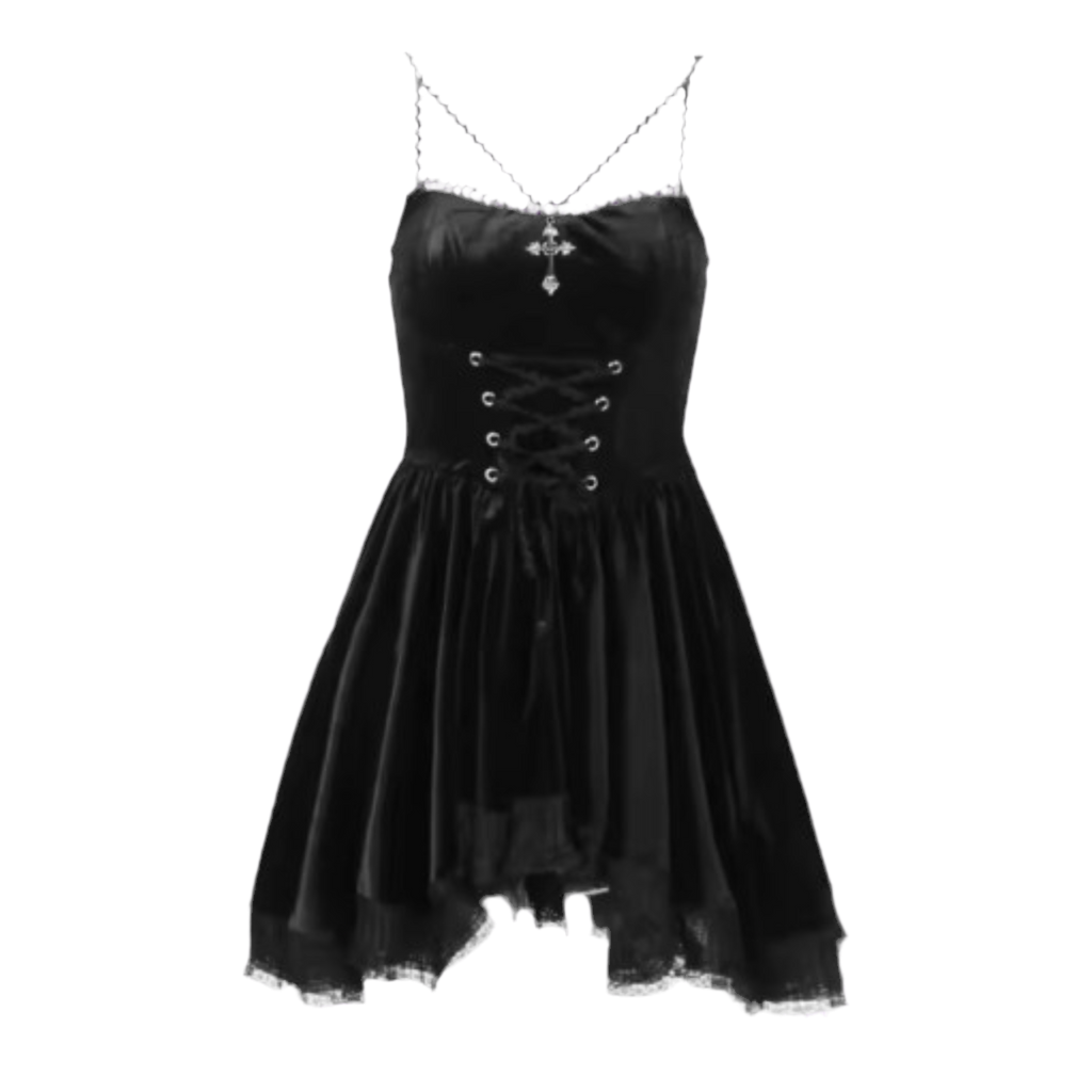 SILK CORSET LACE DRESS
