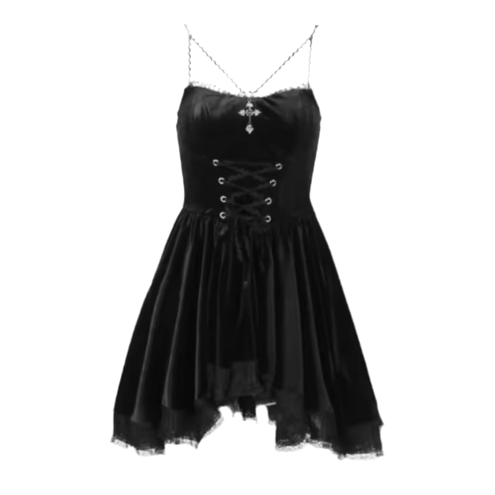 SILK CORSET LACE DRESS