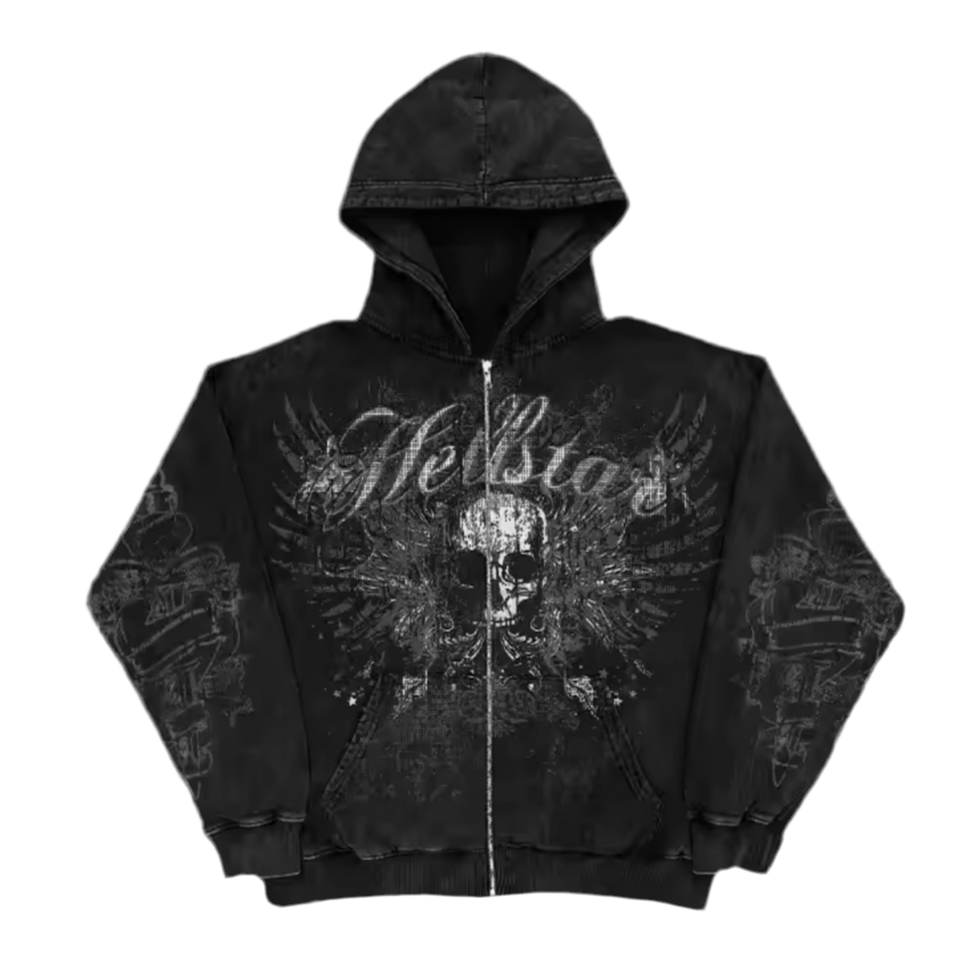 FADED HELLSTAR ZIP UP-
