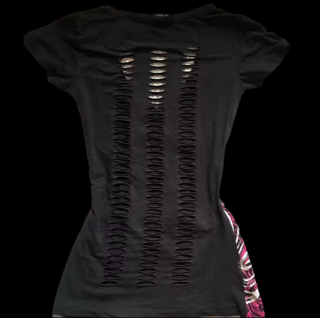 SWIRVY RIPPED BACK TOP