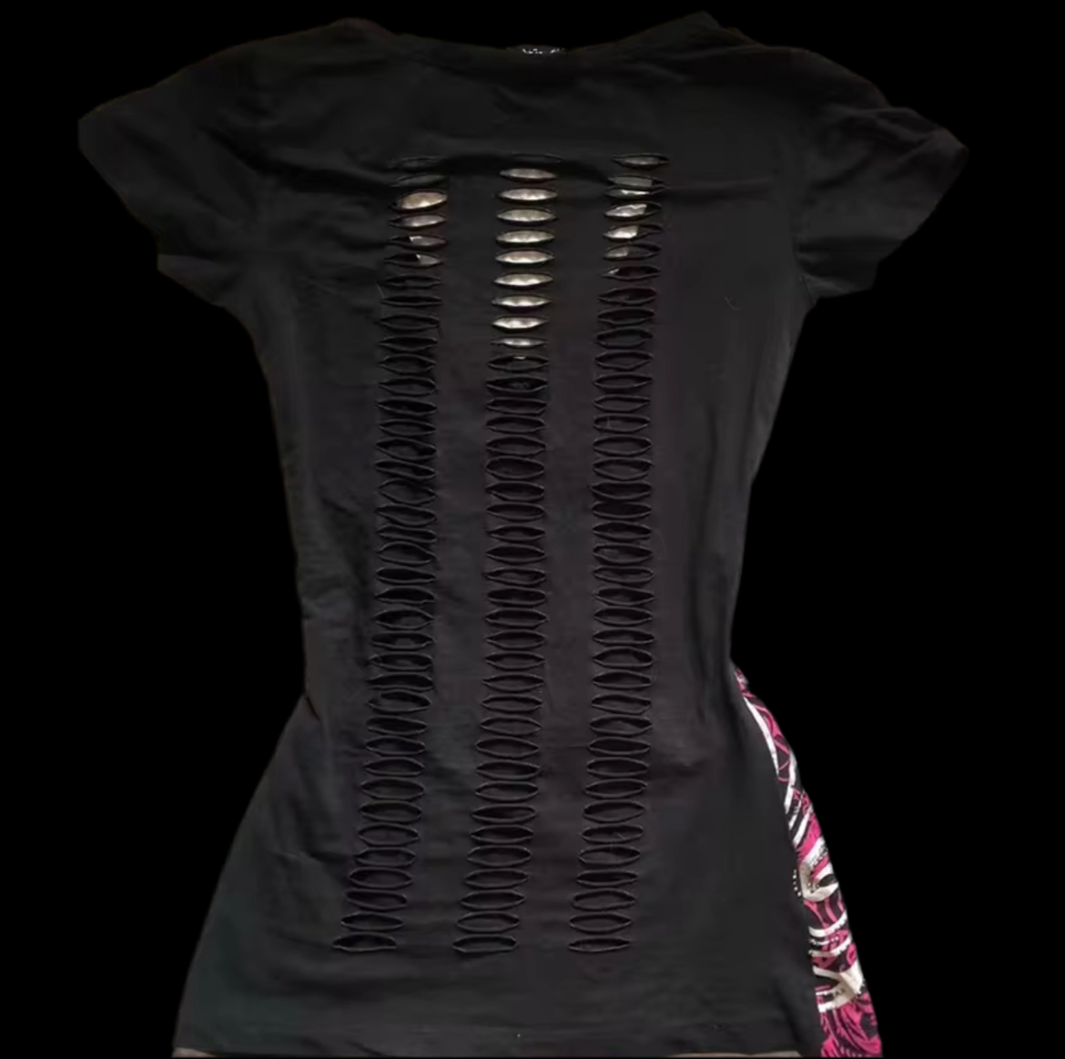 SWIRVY RIPPED BACK TOP