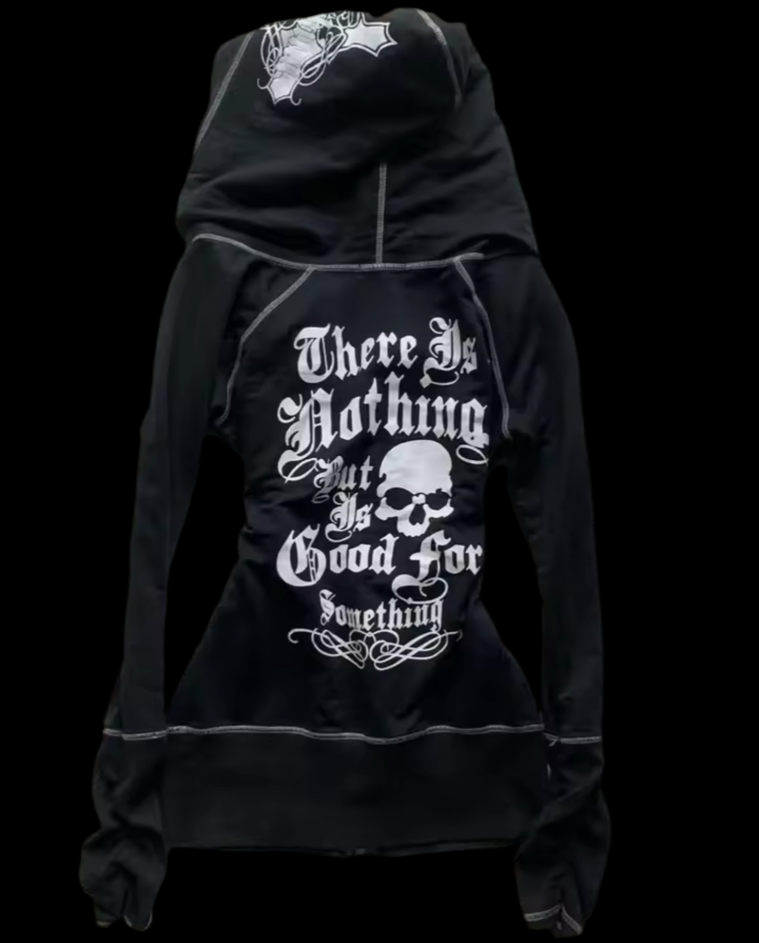 WHITE PANTHER PRINT ZIP UP