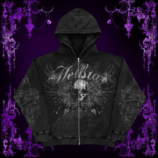 FADED HELLSTAR ZIP UP