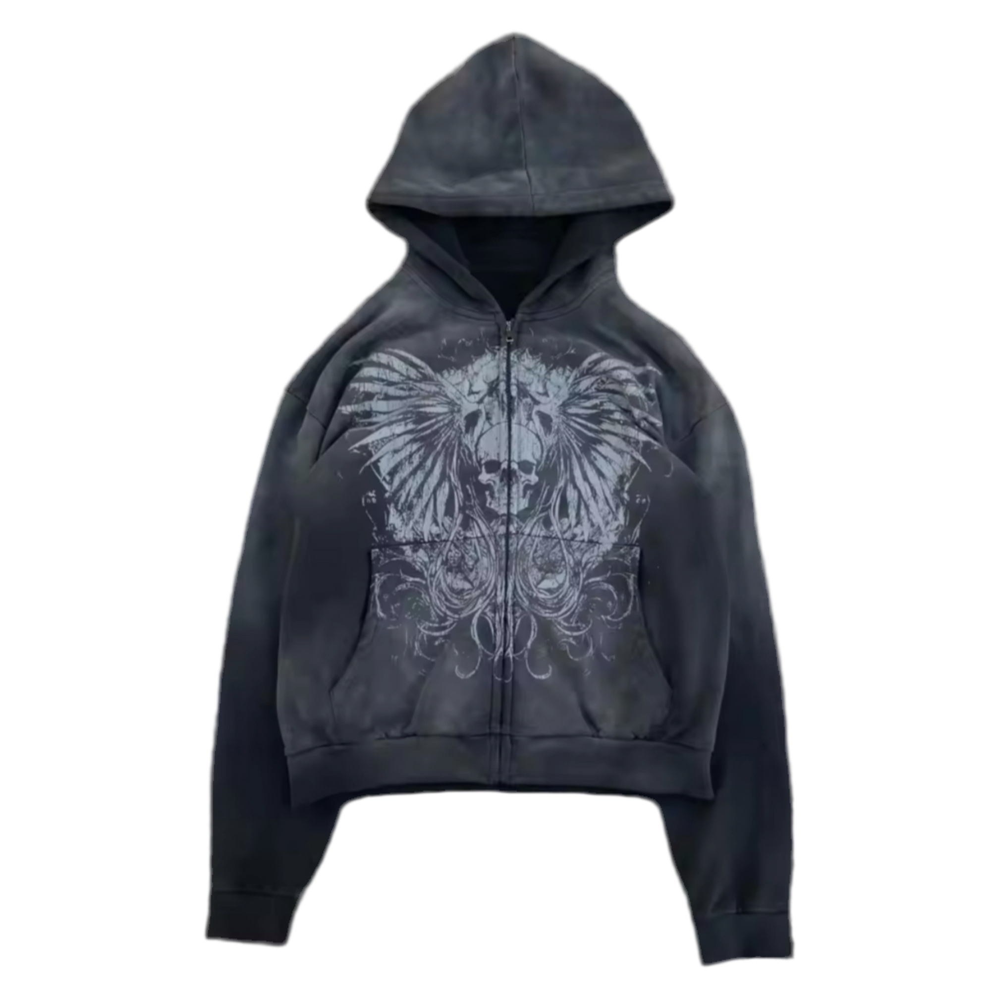 SKULL X WINGS ZIP UP