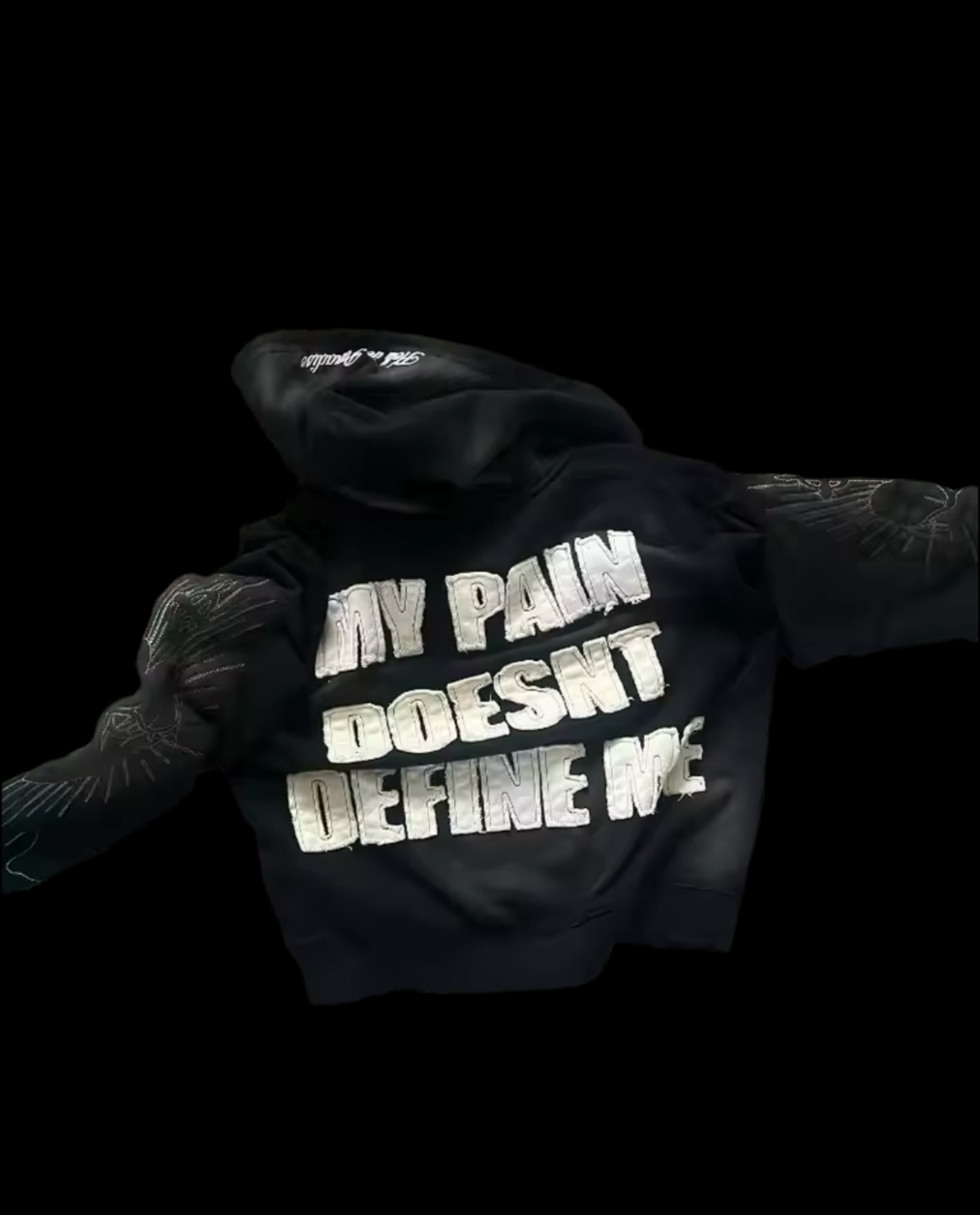 “MY PAIN DOESNT DEFINE ME” ZIP UP