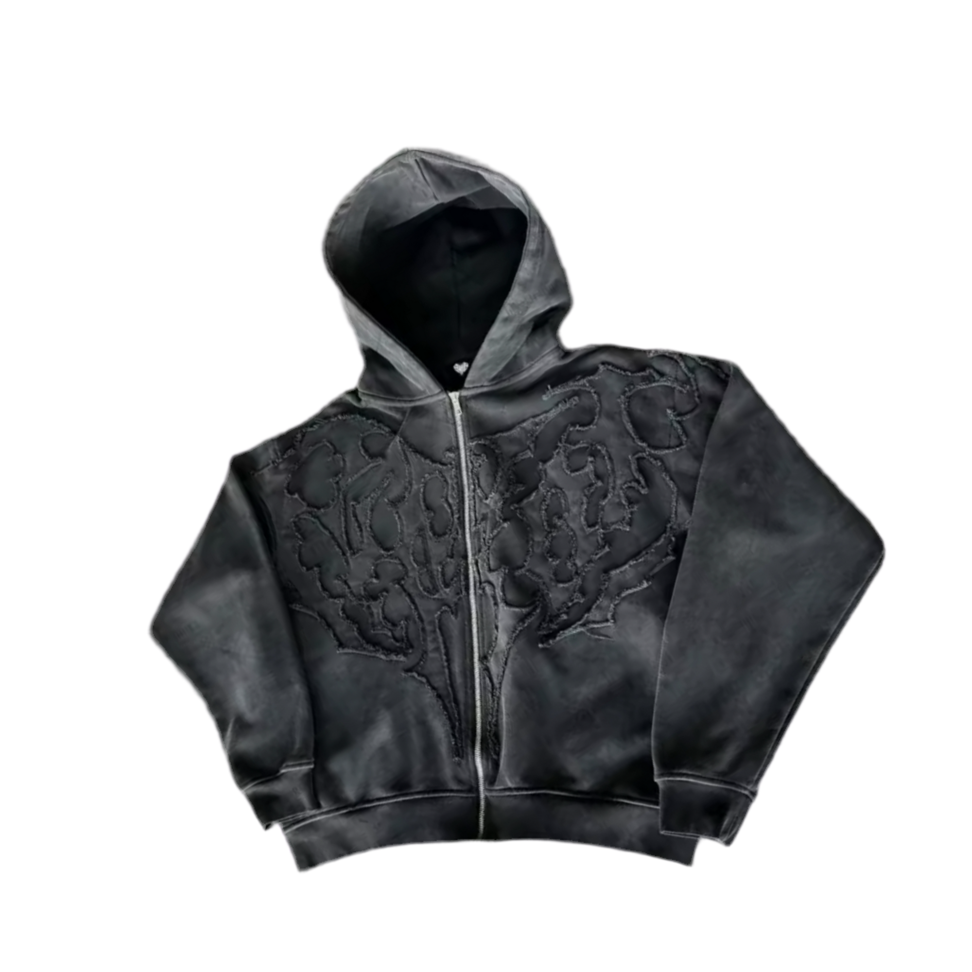 EMBROIDERED CYBER ZIP UP