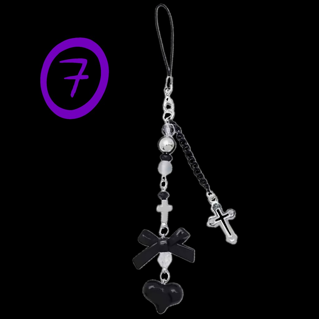 BAT/BOW/HEART KEYCHAINS
