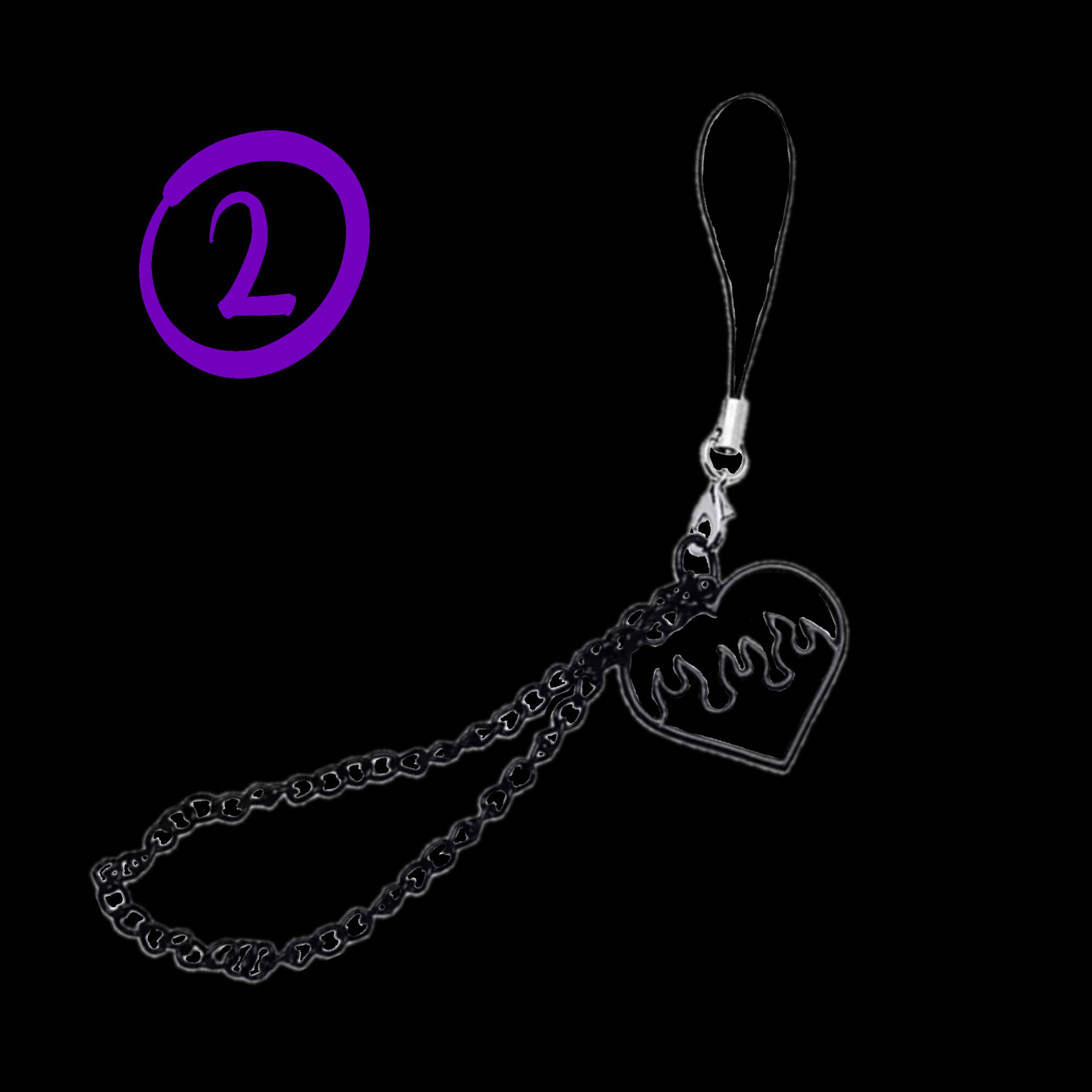BAT/BOW/HEART KEYCHAINS